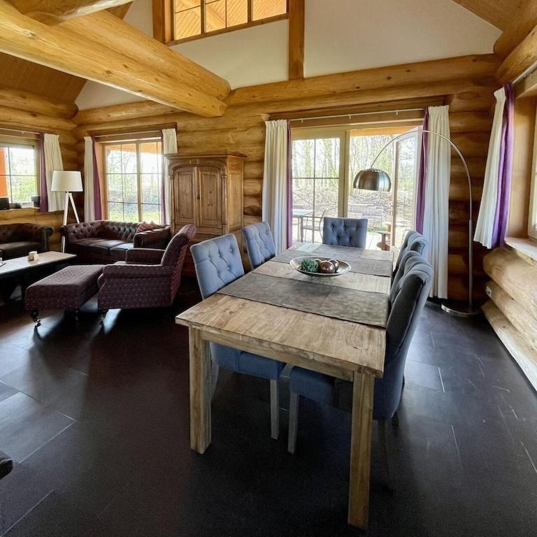 Unieke Houten Villa Met Sauna In Twente - 5P Den Ham Extérieur photo