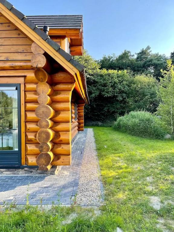 Unieke Houten Villa Met Sauna In Twente - 5P Den Ham Extérieur photo